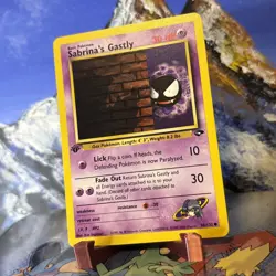 Sabrina's Gastly - 96/132 Pokemon Gym Challenge - 1st Edition LP - Image 2