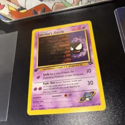Sabrina's Gastly - 96/132 Pokemon Gym Challenge - 1st Edition LP - Image 5
