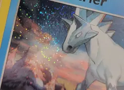 Pokemon TCG Glastrier 051/196 Swirl Holo SWSH Lost Origin Snowflake Promo Stamp - Image 5