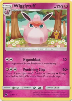 Pokemon Wigglytuff - 72/111 - Rare NM-Mint Crimson Invasion - Image 1