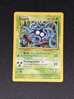 Pokemon TCG TANGELA 66/102 Base Set Unlimited WOTC - Image 1