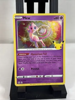 Mew Holo Rare Celebrations 011/025 NM Pokemon TCG - Image 1