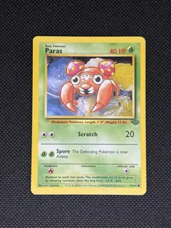 Pokemon TCG PARAS 59/64 Jungle Set Unlimited WOTC - Image 1