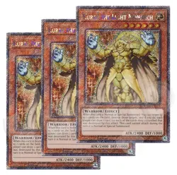 Yugioh Kuraz the Light Monarch x 3 - 1st Platinum Secret Rare NM - Free Holo - Image 1