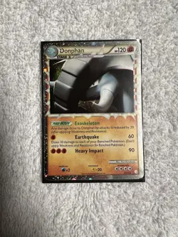 Pokemon TCG Donphan Prime HeartGold SoulSilver Holo Rare Card 107/123 - Image 1