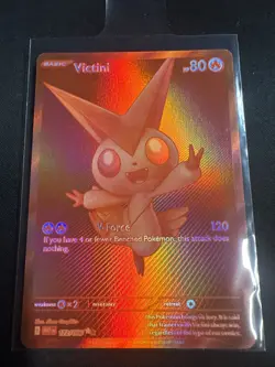 Red Victini 172/086 Mint / NM Holo Pokemon Card White Flare BWR English TCG WHT - Image 1