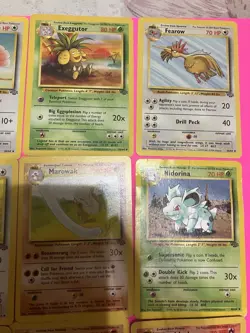 32/64 Vintage 1999 Pokemon Jungle Includes All Uncommon And Common Cards NM-HP - Image 3