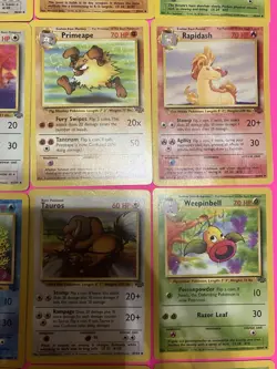 32/64 Vintage 1999 Pokemon Jungle Includes All Uncommon And Common Cards NM-HP - Image 5