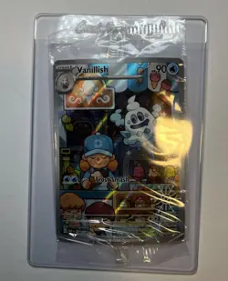 Vanillish 190/182 Holiday 2025 Snowflake Stamp Promo SEALED Pokemon TCG Card - Image 1
