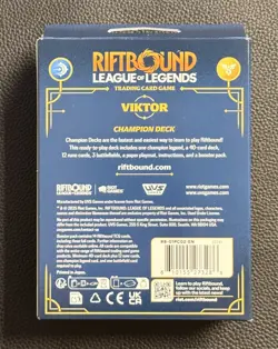 Riftbound: League of Legends Viktor Champion Deck Origins Trading Card Game NEW - Image 2