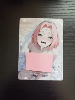 Goddess Story Card - Under the Nightgown - Naruto - Sakura - LR-03 - Image 1