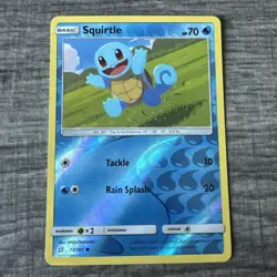 Squirtle Common Reverse Holo Card 23/181 Pokemon TCG Sm-Team Up - Image 1
