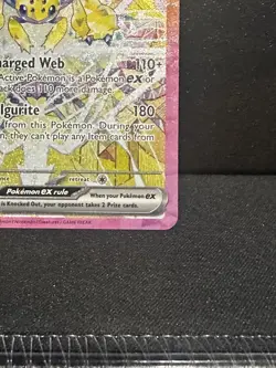 Pokemon Galvantula EX TCG Card Stellar Crown Holo 168/142 Sv07 NM - Image 4