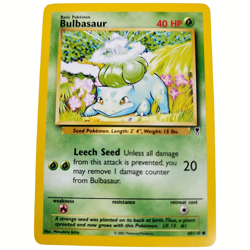 Pokemon TCG Bulbasaur Legendary Collection #68 Regular Common Card Pokemon Vintg - Image 1