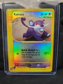 Rattata - 128/165 - Pokemon Expedition Reverse Holo Rare Card - Image 1