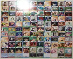 Lot of 100 UNION ARENA Card Set YuYu Hakusho, Idolmaster, NIKKE - Image 1