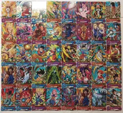 Lot of 40 Japanese Dragon Ball Super Dragonball Heroes TCG Rare Card Set - Image 1