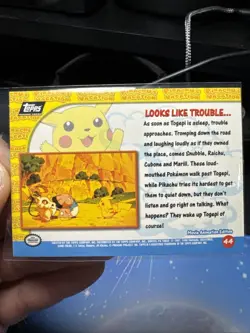 Topps Pokemon Pikachu’s Vacation Looks Like Trouble Foil Card - Image 2