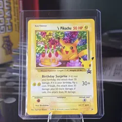 Pokemon Pikachu TCG Birthday Celebrations Holo Rare Card #24 - Image 1