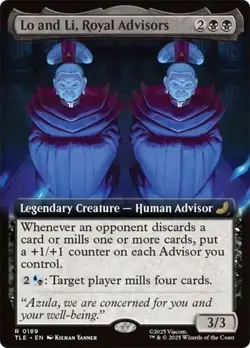 Lo and Li, Royal Advisors Extended Art Avatar: The Last Airbender NM MTG - Image 1