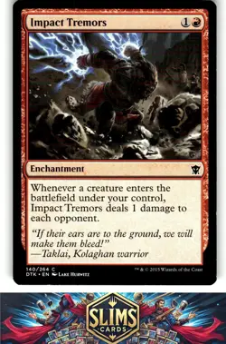 Magic the Gathering MTG Dragons of Tarkir Impact Tremors #140 Buy 2 Get 1 - Image 1