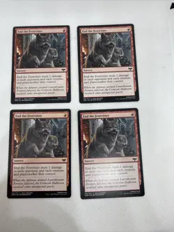 MTG 4x End the Festivities Innistrad: Crimson Vow Regular LP FREE SHIPPING - Image 1