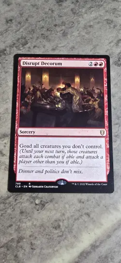 Disrupt Decorum Commander Legends: Battle for Baldur's Gate Regular Sorcery - Image 1