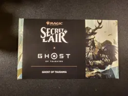 Ghost of Tsushima Secret Lair MTG Non-Foil Sealed In-Hand Magic PlayStation - Image 1