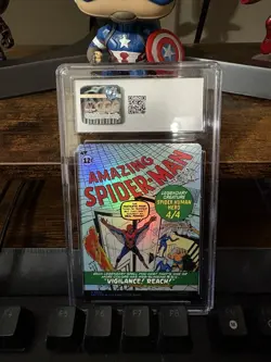 Peter Parker (0232) (Borderless) Marvel's Spider-Man Mythic Foil CGC Gem Mint 10 - Image 3