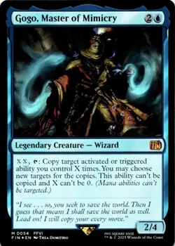 MTG Gogo, Master of Mimicry Foil NM FINAL FANTASY Magic 54 - Image 1