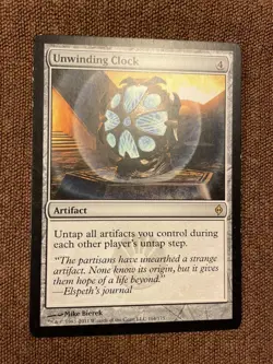 Unwinding Clock, New Phyrexia, MTG, Modern, EDH, Commander, ENGLISH - Image 2