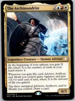 Magic the Gathering The Archimandrite The Brothers' War Commander MTG - Image 1