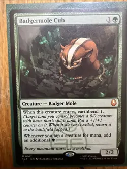 Badgermole Cub Regular NM Avatar: The Last Airbender #167 MTG - Image 1
