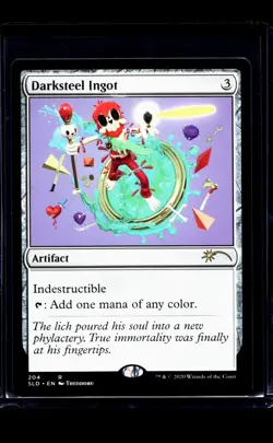 2020 MTG Magic The Gathering SLD Secret Lair Drop #204 Darksteel Ingot - Image 1