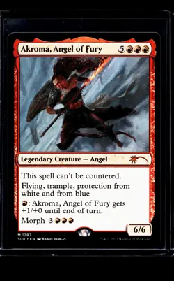 MTG Magic The Gathering Secret Lair Drop Series #1287 Akroma Angel of Fury - Image 1