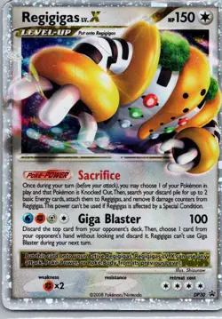 Pokemon TCG Regigigas LVX DP30/56 DP Black Star Promos Holo HP - Image 1