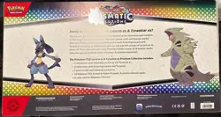 Pokemon TCG Prismatic Evolutions Lucario Ex + Tyranitar Ex Premium Collection - Image 2