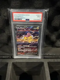 2023 Pokemon SWSH Crown Zenith Raikou V Galarian Gallery #GG41 Full Art PSA 9 - Image 1