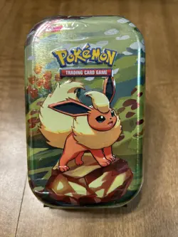 Prismatic Evolutions Mini Tin - Flareon Art - Sealed Brand New - Pokemon TCG - Image 1