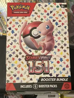 Pokemon Scarlet Violet 151 Booster Bundle 6-Pack, Factory-Sealed - Image 1