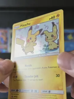 Minty Pokemon TCG Pikachu SM162 Team Up Holo Blister Mint Condition Contender - Image 2