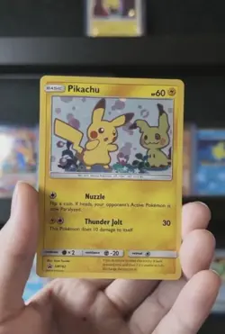 Minty Pokemon TCG Pikachu SM162 Team Up Holo Blister Mint Condition Contender - Image 4