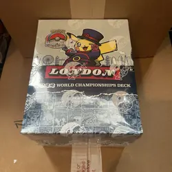 POKEMON WORLD CHAMPIONSHIPS LONDON 2022 DECK DISPLAY | NEW SEALED CASE 8 DECKS - Image 2