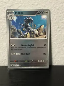 Steelix 093/132 Me01: Pokemon Mega Evolution 2025 Reverse Holo - Image 1