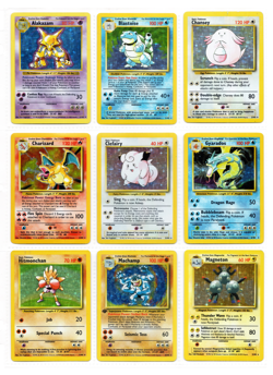 Complete Pokemon Base Set 102/102 1999 WotC LP w/ Some Shadowless & 1st Edition - Image 1