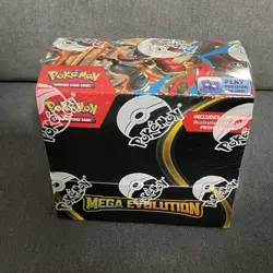 Pokemon Center Mega Evolution Enhanced Booster Box Factory Sealed - Image 1