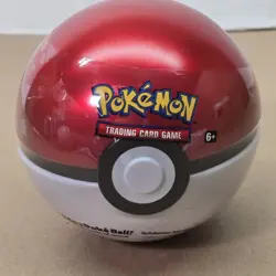Pokemon TCG Pokeball Tin Three Booster packs and Poke Coin Basic Pokeball Tin - Image 2