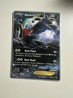 Darkrai EX Pokemon Card 180 HP Black Star Promo 74/122 - Image 1