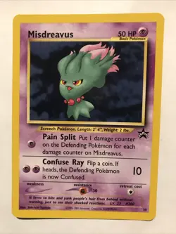 Pokemon MISDREAVUS Black Star Promo Card # 39 RARE - Image 1