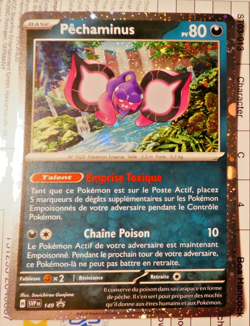 Pokemon Francais Card Holo Carte Pechaminus SVP 149 Promo FR NM 2024 - Image 1